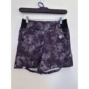 Athleta Brooklyn Shorts in Lumen Floral Black Size 0